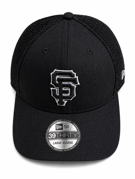 New Era Other - New Era SF Giants 39THIRTY Hat L/XL Black Stretch Fit MLB Mesh Cap